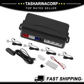 X Autohaux 678202085547 Car Auto Reverse Backup Radar System Rear 4pcs Parking Sensors