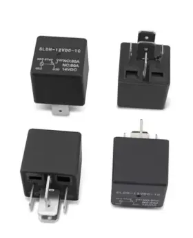 Sldh-12vdc-1c Xinsyuan 4pcs High Power Relay 5pin 12v Spdt Split Car Vehicle Truck