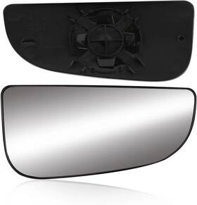 Yikesai 708686972085 Passenger Side Lower Mirror Glass Compatible With 2009-2020 Dodge Ram 1500 2500