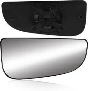 Yikesai 708686972085 Passenger Side Lower Mirror Glass Compatible With 2009-2020 Dodge Ram 1500 2500