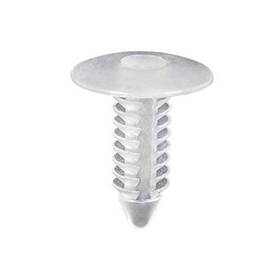 Yongtao Yt1201 Rexka 100pcs White Clear Nylon Fender Bumper Splash Shield Body Push Pin
