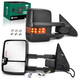 Ytautoparts Yhtmi0007 Towing Mirrors Fit Ram 1500 2009-2018 Fits