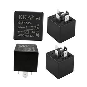 Yupikji Qph-g-3046 4pcs Car 5 Pin Socket Relay Automotive 40a 12v Auto Starter Dc Relays