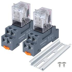 Yyuan 110v-2p Electromagnetic Power Relay 8-pin 10 Amp 110v/120v Ac 110v 8pin-10a-2pcs
