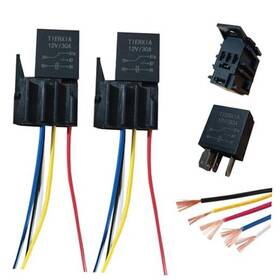 Zhinuo Zn009 5 Pin 12v 30a Automotive Relay With Harness 2pack Manual