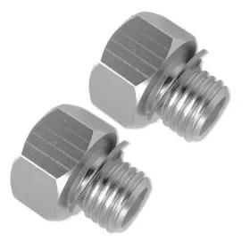 M12x1.5 Zijipjy To 1/8 Npt Adapter 2-pack Ls Engine Swap Coolant Temp And Oil Pressure