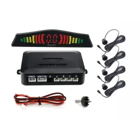 Ps0005 Zone Tech Led Display Reverse Backup Radar With 4 Parking Sensors
