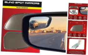 Bsm202 Zune Mfr. Convex Blind Spot Mirrors 2 Pack - Oem Car Side Mirror Blindspot Eliminator