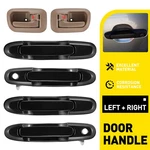 Set Of 6 For Toyota Sienna 1998-2003 Black Exterior + Brown Interior Door Handle New. Price: $30.39.