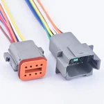 Wire Harness 8 Pin Automotive Sealed Plug Waterproof Connector Dt Series New. Price: $25.82.