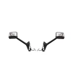 Chrome Hood Mirror Assembly With Led Light Flow Fit For Truck International L... New. Price: $195.05.