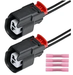 2PCS Abs Wheel Speed Sensor Connector Pigtail Plug Wiring Harness Fit For Jeep New. Price: $18.46.