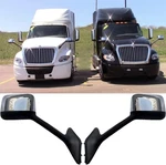 2PC Chrome Hood Mirror Assembly For International LT625 Truck Driver & Passenger New. Price: $194.88.