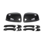 Carbon Fiber Exterior Side View Mirror Covers Caps & Door Handle Trim ... New. Price: $98.79.