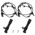 Front And Rear Abs Wheel Speed Sensor Replacement For Jeep Wrangler 3.6L 2012-20 New. Price: $52.29.