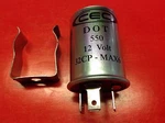 New Cec 550 12 Volt 3 Three Prong Terminal Flasher & Bracket, W/ Instructions. Price: $10.95.