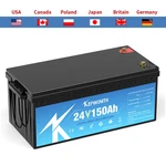 24V 150AH Battery With Integrated 100A Bms For Rvs Solar Wind Energy Systems New. Price: $1099.34.