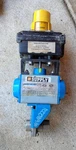 Jamesbury Pneumatic Actuator With Ball Valve And Beacon Attached. Used. Price: $295.00.