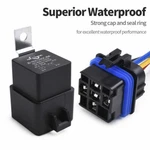 5PACK Waterproof 12V 5-PIN Spdt Automotive Car Relays 14AWG Hot Wire Harness Kit New. Price: $37.71.