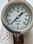 Mcdaniel Pressure Gauge 0-200PSI Conn. 1/4 Npt Size , Kf New. Price: $30.00.