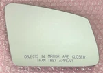 Passenger Side Heated Mirror Glass For Mercedes-benz Cla Glk New. Price: $53.99.