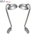 Pair Left+right Side Hood Mirror Stainless Steel For Kenworth T680 Peterbilt 579 New. Price: $128.99.