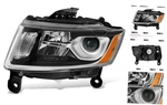 Front Left Headlight Compatible With Jeep Grand Cherokee 2014-2016, New. Price: $207.10.