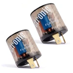 2PCS 12V Flasher Relay,heavy Duty 2-PIN Turn 1.89*1.36*1.36 Inch, Brown New. Price: $11.08.
