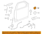 Gm Oem 07-14 Avalanche Front Door Lock Hardware-upper Hinge 25854415 New. Price: $83.85.