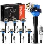 A-premium Ignition Coil Pack And Iridium Spark Plugs Compatible With Bmw 540I... New. Price: $168.79.