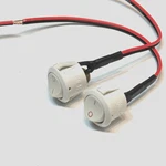 Wired Mini Rocker Switch Round White 20MM 2PIN Spst Power On/off 12V Wires C12 New. Price: $14.16.