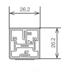 Micro Plug Relay Hella 965400031 New. Price: $26.34.