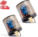 2PCS 12V Flasher Relay,heavy Duty 2-PIN Turn Signal Only For Repairing Hal New. Price: $11.38.