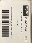 Dayton, 6C052A, Alernating Relay, 120V New. Price: $68.22.