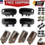 Pack Of 8 Interior Exterior Door Handle Front Rear Set Replacement For Toyota... New. Price: $55.79.