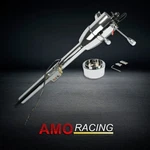 30" Manual Tilt Steering Column W/ Key And 9 Hole Wheel Adapter Chrome Gm New. Price: $199.88.