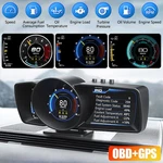 OBD2+GPS Car Gauge Hud Head-up Digital Display Speedometer Temp Alarm Rpm Turbo New. Price: $53.99.