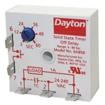 Dayton 6A858 Single Function Encapsulated Timing Relay, Square, Off Delay, 1 New. Price: $33.89.