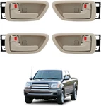Interior Door Handles Set W/ Bezel (4PCS), Compatible With 2000-2007 Toyota Aval New. Price: $43.34.