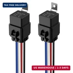 Gebildet 2PCS 40/30 Amp Waterproof Relay Switch 12AWG Harness Set With Built-in New. Price: $21.99.