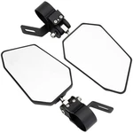 Dirtbag Brands MIRROR-017C78-C088CA Billet Side View Mirrors With Light Pod New. Price: $236.24.