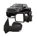 Lqito Left Driver Side Door Mirror With Blind Spot Glass Ford F150 New. Price: $59.00.
