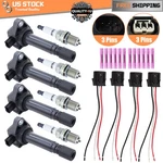 4PCS UF582 Ignition Coils+spark Plug+connector For 2006-2011 Honda Civic 1.8L New. Price: $66.01.