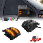 Ford F250 F350 F450 F550 Smoked Amber Led Side Mirror Marker Signal Lights New. Price: $19.99.