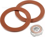 2 Pcs Fuel Gasket Compatible With Freightliner 1/4 Turn Caps Red New. Price: $20.99.