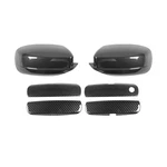 Carbon Fiber Exterior Side View Mirror Covers Caps & Door Handle Trim ... New. Price: $75.28.