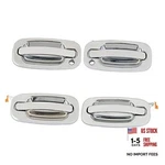 Deal Exterior Door Handle Replacement Kit, 4PCS Front+rear Left+right Chrome New. Price: $73.99.