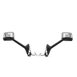 Highto Chrome Hood Mirror Assembly With Led Light Flow Fit For Truck... New. Price: $231.93.