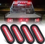 4PCS 6INCH Oval Led Trailer Tail Lights With Backup Reverse Red/white New. Price: $50.99.
