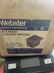 Webster Cleaver Brooks 612-8A021 Ignition Transformer A06-SJ4,1092-H,638-181-040 New. Price: $75.00.